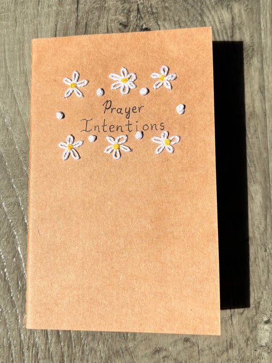 Prayer Intentions Embroidered Notebook