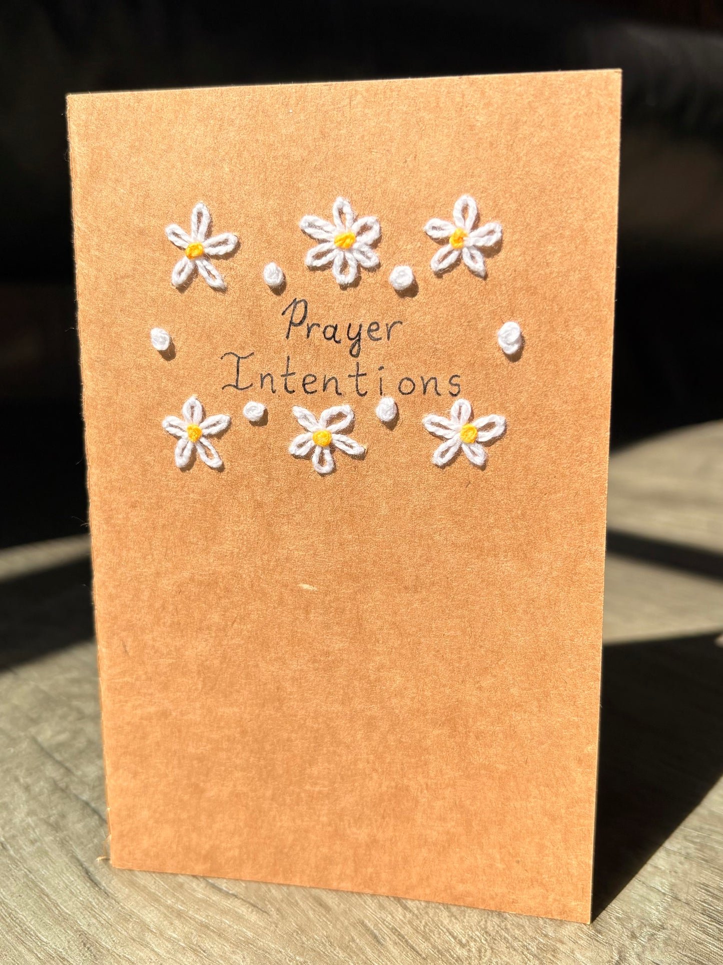 Prayer Intentions Embroidered Notebook
