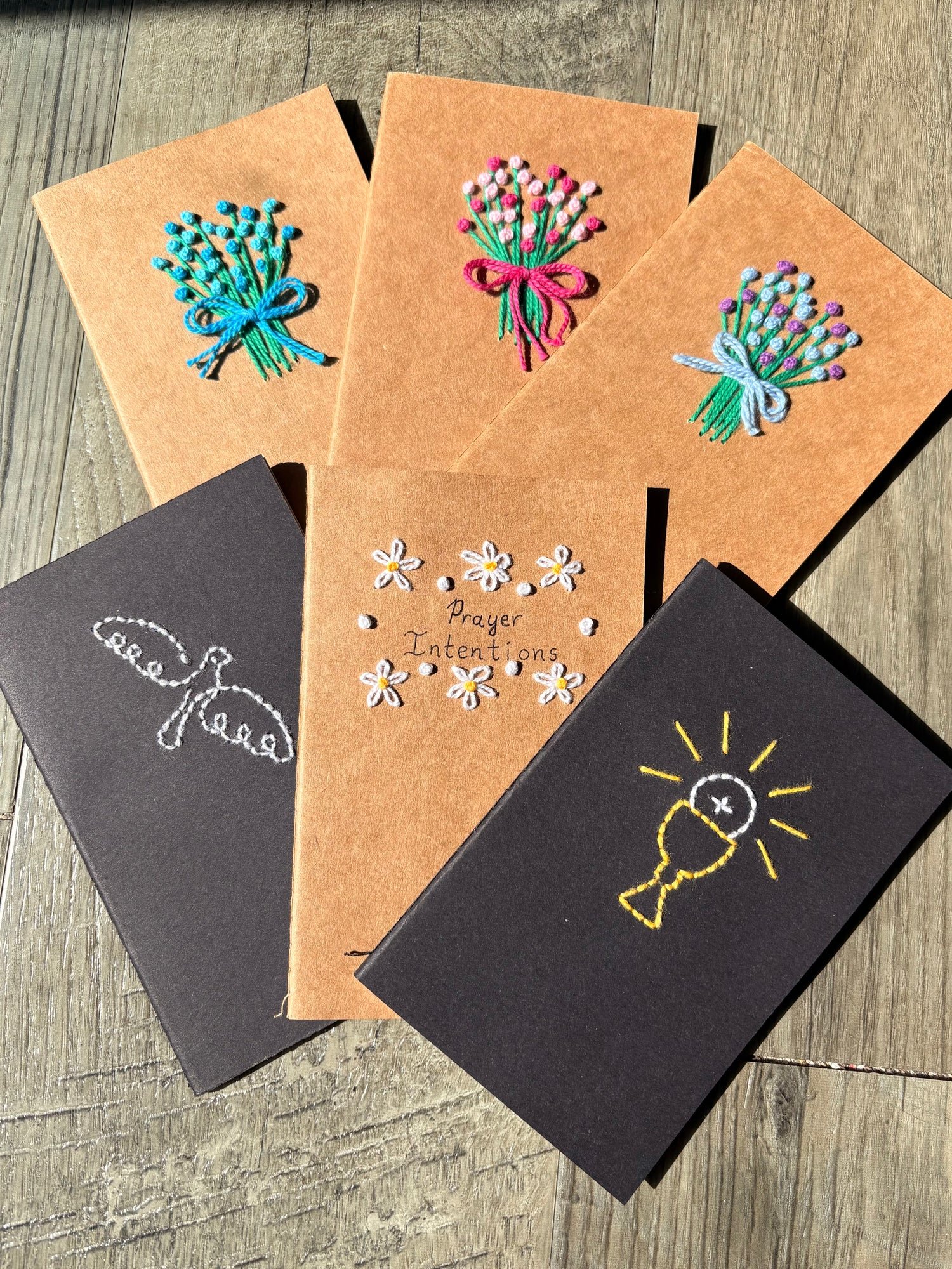 Embroidered Notebooks