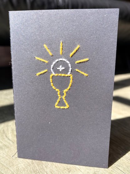 Eucharist Embroidered Notebook
