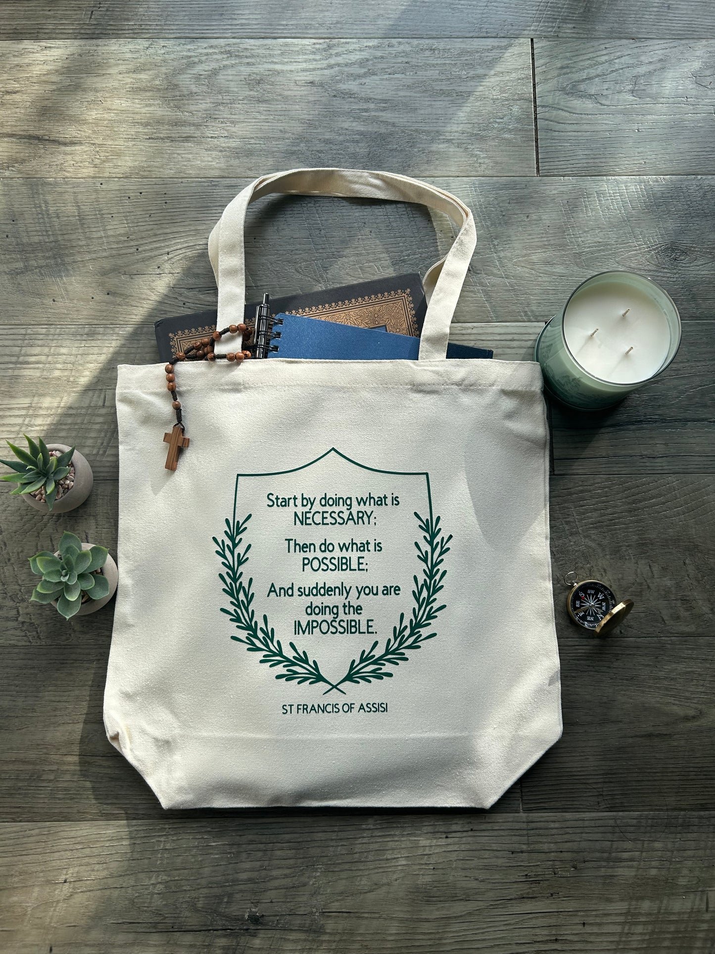 St. Francis of Assisi Tote Bag