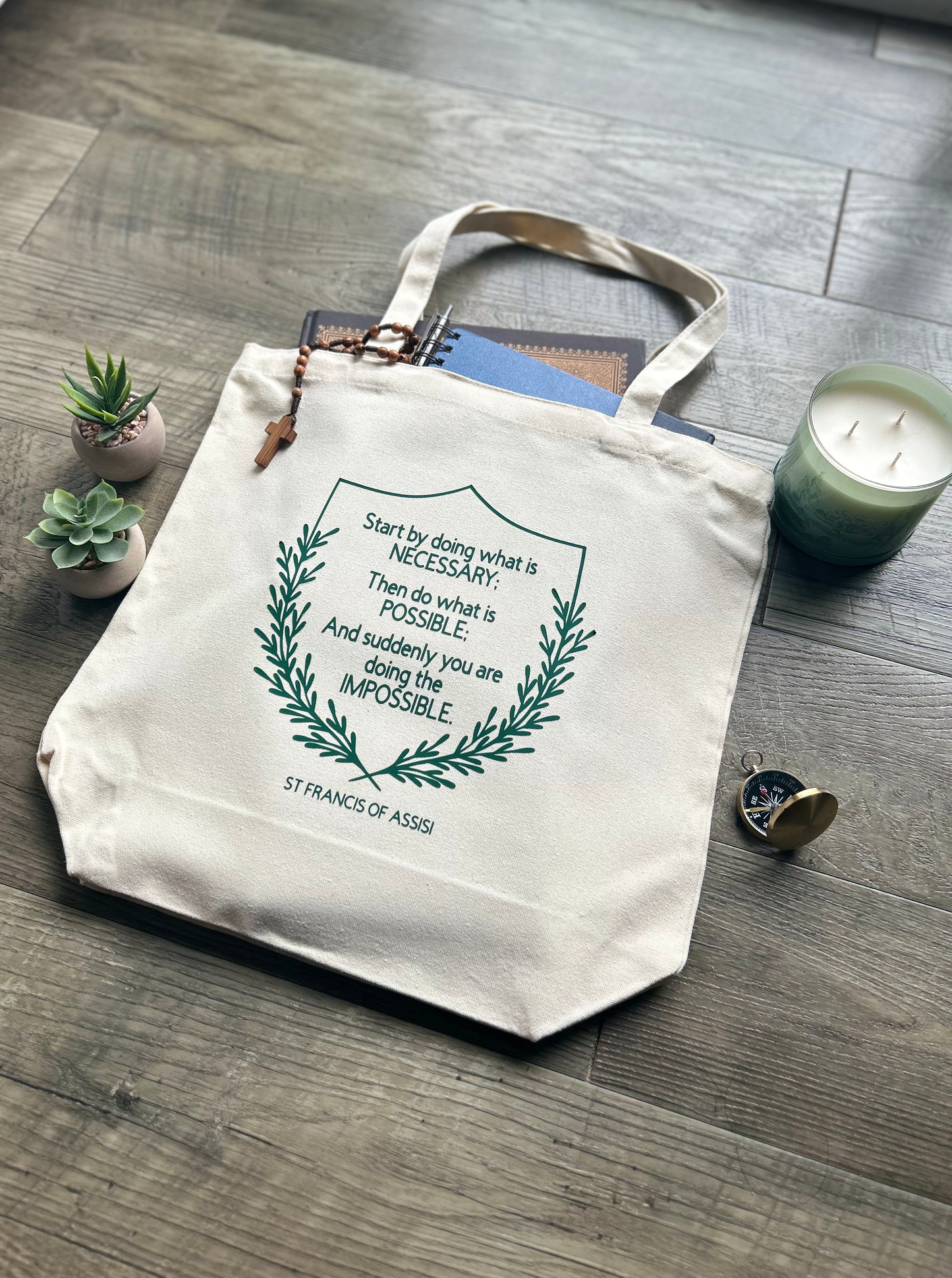 St. Francis of Assisi Tote Bag