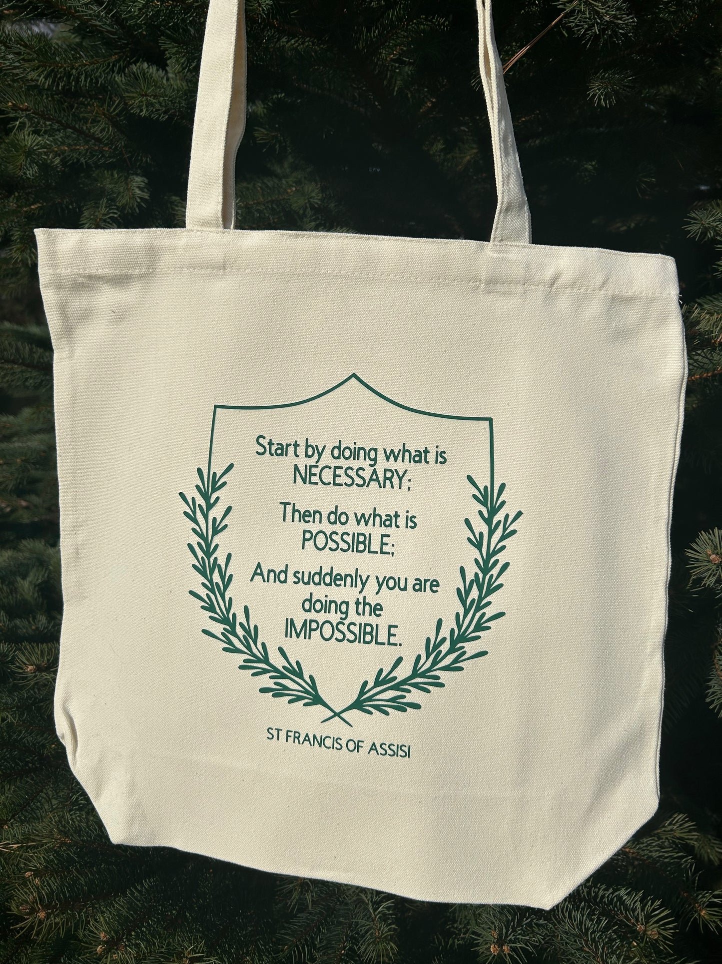 St. Francis of Assisi Tote Bag