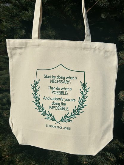 St. Francis of Assisi Tote Bag